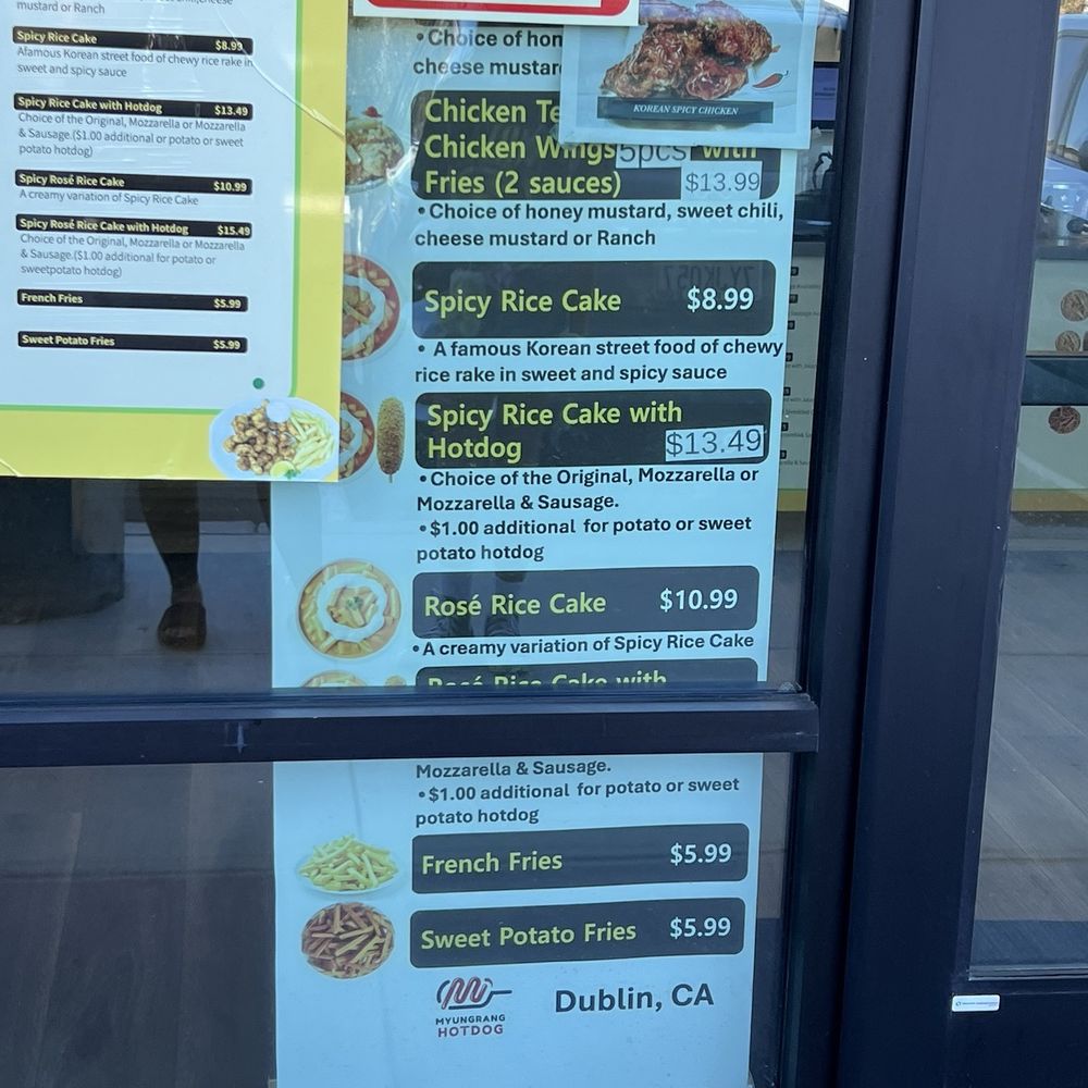 Myungrang Hotdog - Menu - Korean Near Me - Dublin, California Myungrang Hotdog - Menu - Korean Near Me - Dublin, California