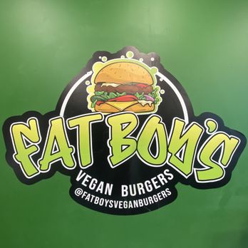 Fatboy’s Vegan Burgers - Sign inside - Vegan Near Me - Brooklyn, New York Fatboy’s Vegan Burgers - Sign inside - Vegan Near Me - Brooklyn, New York