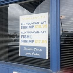 Southern Charm Home Cookin' - Specials