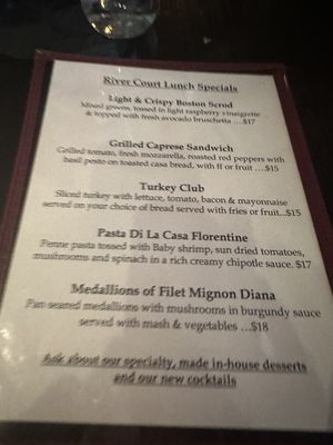 Menu photo 2 River Court on Main New City, NY Menu photo 2 River Court on Main New City, NY