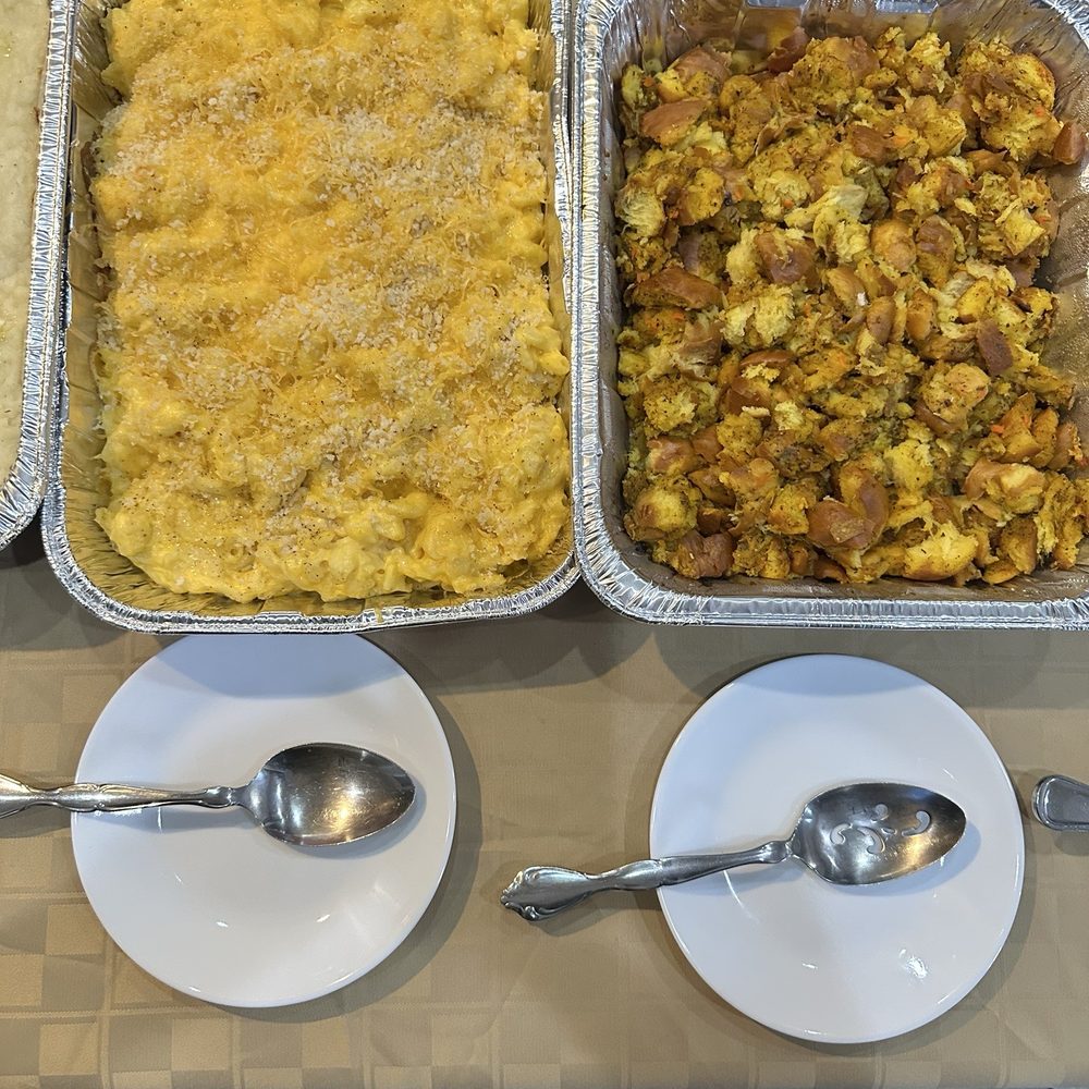 Miracle Mile Delicatessen - This is a better look at the macaroni and cheese and stuffing. I added cheese topping and breadcrumbs to the Mac. - Delis Near Me - Phoenix, Arizona Miracle Mile Delicatessen - This is a better look at the macaroni and cheese and stuffing. I added cheese topping and breadcrumbs to the Mac. - Delis Near Me - Phoenix, Arizona