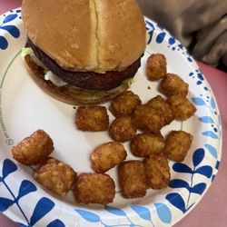 Abby's Place - Bologna sandwich and tots