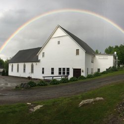 49 Franklin - A natural rainbow photo was caught right over the building. Summer 2017
