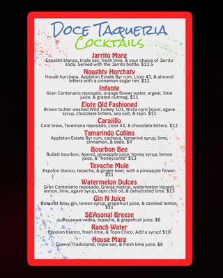 Menu photo 7 Doce Taqueria Bridgeville, PA