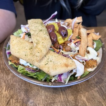 Spitz - Frisco - The Doner Salad with Chicken - Mediterranean Near Me - Frisco, Texas