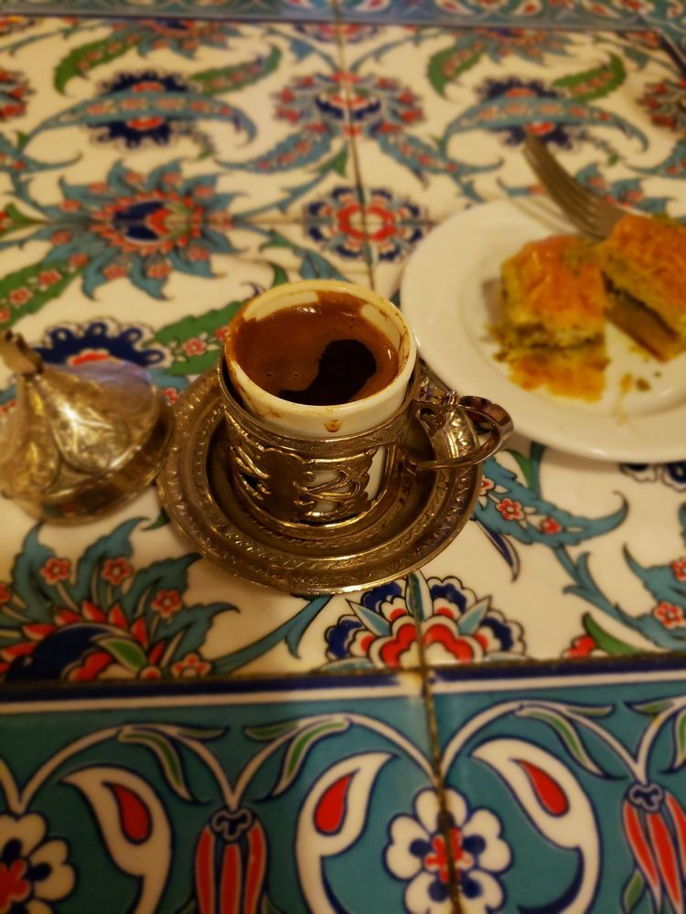 Turkish coffee and baklava Yelp