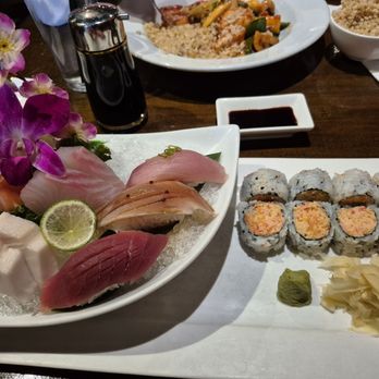 Zen Asian Fusion - One of the sashimi lunch specials, huge portions! - Sushi Bars Near Me - Charleston, South Carolina Zen Asian Fusion - One of the sashimi lunch specials, huge portions! - Sushi Bars Near Me - Charleston, South Carolina