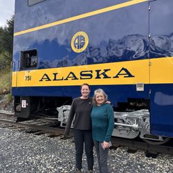 Chugach Adventures - Train ride to Spencer Glacier, then up the mountain to see multiple other glaciers after paddling Spencer Glacier via train