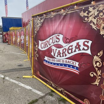 Circus Vargas - Santa Barbara - Signage at the entrance - Performing Arts Near Me - Santa Barbara, California Circus Vargas - Santa Barbara - Signage at the entrance - Performing Arts Near Me - Santa Barbara, California