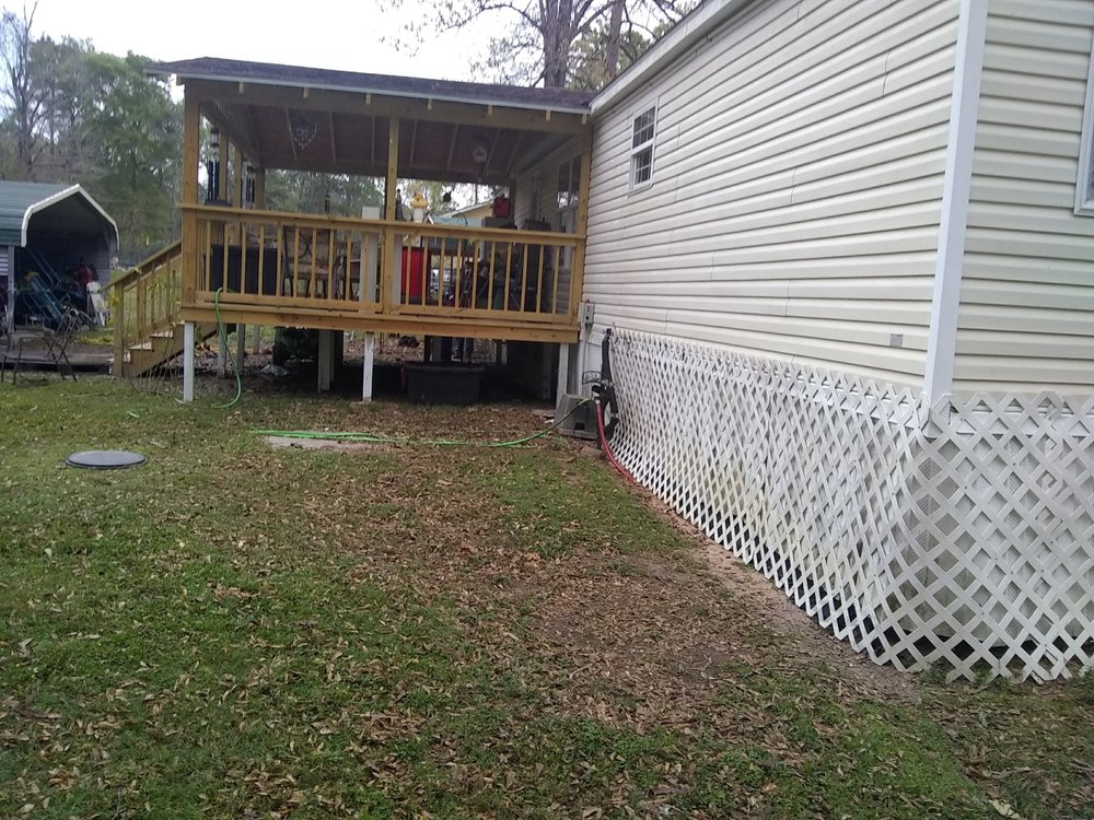 Slide of Brads mobile home repair