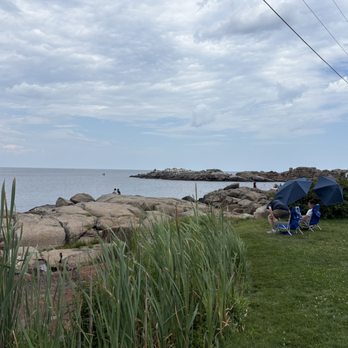 Nubble Lighthouse - Rocky area to the left. - Landmarks & Historical Buildings Near Me - York, Maine Nubble Lighthouse - Rocky area to the left. - Landmarks & Historical Buildings Near Me - York, Maine