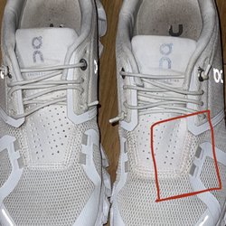Pacific Shoe Repair - Pink stain after their cleaning. Didn't clean insoles/ footbed.