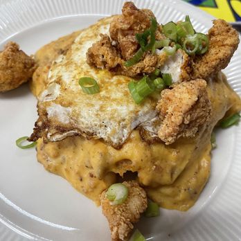 Grom - Biscuits and gravy add chicken! - Sandwiches Near Me - Jacksonville Beach, Florida
