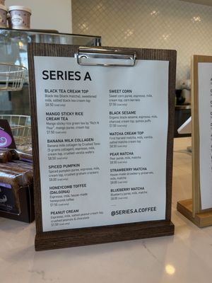 Menu photo 6 Series A Coffee Beverly Hills, CA Menu photo 6 Series A Coffee Beverly Hills, CA