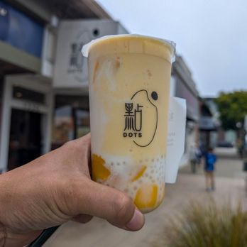 Dots Boba - mango sago $7 - Bubble Tea Near Me - San Francisco, California