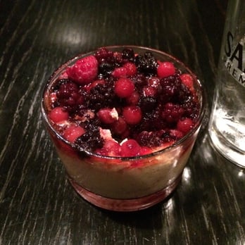 Tobiko - This was there version of Creme Brûlée and Berries. This was the worst. The desert was frozen and the berries tasted like seeds. - Sushi Bars Near Me - Valley Stream, New York Tobiko - This was there version of Creme Brûlée and Berries. This was the worst. The desert was frozen and the berries tasted like seeds. - Sushi Bars Near Me - Valley Stream, New York