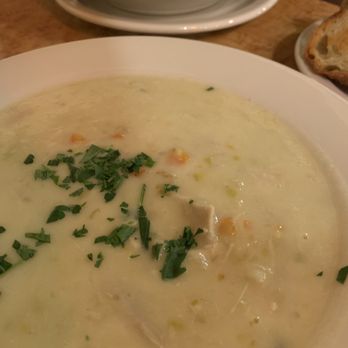 Hillbottom Pie - Clam chowder in background, cock a leekie in the foreground - Pizza Near Me - Port Townsend, Washington Hillbottom Pie - Clam chowder in background, cock a leekie in the foreground - Pizza Near Me - Port Townsend, Washington
