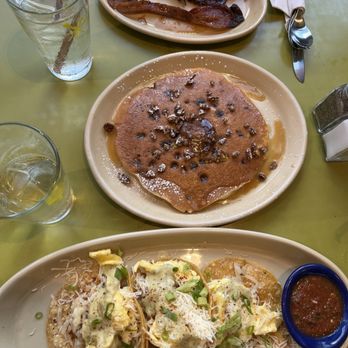 Snooze, an A.M. Eatery - Bacon But Different Cinnamon Roll Pancake (single) Juan's Breakfast Tacos - Breakfast & Brunch Near Me - Houston, Texas Snooze, an A.M. Eatery - Bacon But Different Cinnamon Roll Pancake (single) Juan's Breakfast Tacos - Breakfast & Brunch Near Me - Houston, Texas