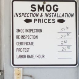 Smog Check Prices Smog Check Prices