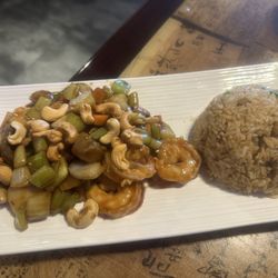 Joy Chalet Cuisine - Shrimp with cashews. Delicious!!!