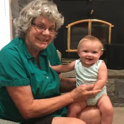 Rolfing Nevada County - Grammy feels less pain and has more fun with grand-daughters.