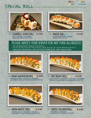 Menu photo 4 Sushi Mong Campbell River, BC