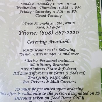 Kehau's Kitchen - Hawaiian Near Me - Aiea, Hawaii Kehau's Kitchen - Hawaiian Near Me - Aiea, Hawaii