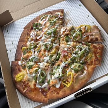 The Brick Oven Bistro - buffalo chkn with jalapenos - Pizza Near Me - Sandusky, Ohio
