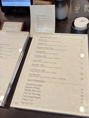 Menu photo 2 ensō Matcha Houston, TX