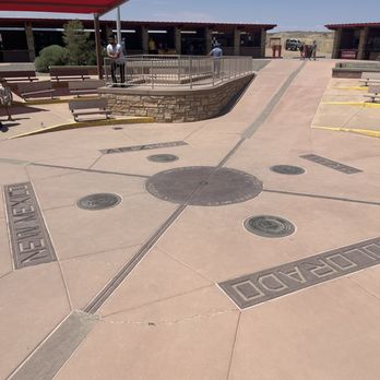 Four Corners Monument - Four corners...Soooo COOL - Landmarks & Historical Buildings Near Me - Teec Nos Pos, New Mexico Four Corners Monument - Four corners...Soooo COOL - Landmarks & Historical Buildings Near Me - Teec Nos Pos, New Mexico