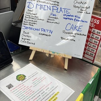 Outta D Kitchen - a menu on a table - Chicken Shop Near Me - Winston-Salem, North Carolina