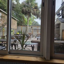 Outside seating Outside seating