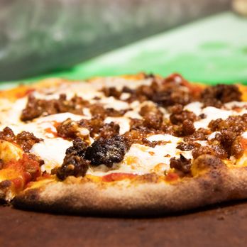 Red Rock Brewery - Wood-Fired Italian Sausage Pizza - American Near Me - Murray, Utah Red Rock Brewery - Wood-Fired Italian Sausage Pizza - American Near Me - Murray, Utah