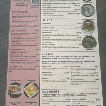 Thai Harbor - Menu 2 - Thai Near Me - Huntington Beach, California