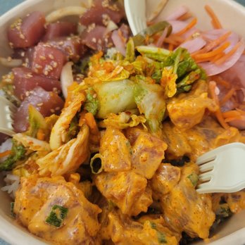 Fairhaven Poke - Bowl with rice and 2 proteins - Sushi Bars Near Me - Bellingham, Washington