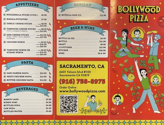 Menu photo 1 Bollywood Pizza Sacramento, CA