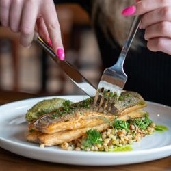 Rebellion Kitchen + Bar - Capo Caponata and Bronzino
gremolata, cous cous, caponata