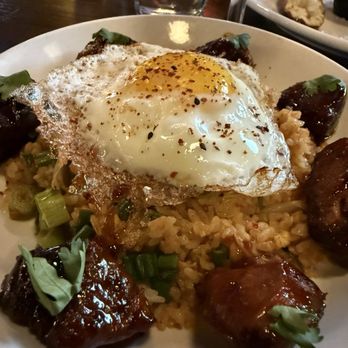 Thirsty Lion - Gochuchang Korean BBQ Pork & Kimchi Fried Rice - American Near Me - Euless, Texas