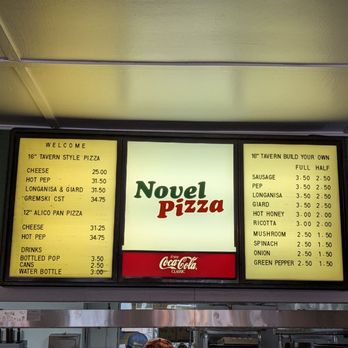 Novel Pizza Cafe - Novel Menu - Pizza Near Me - Chicago, Illinois Novel Pizza Cafe - Novel Menu - Pizza Near Me - Chicago, Illinois
