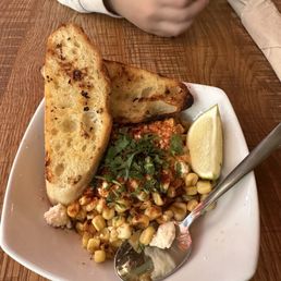 Elote appetizer Elote appetizer