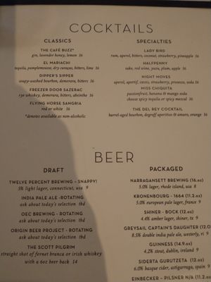 Menu photo 2 The Café Westerly, RI Menu photo 2 The Café Westerly, RI
