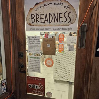 Random Acts of Breadness - Their hours Dec 2024 - Bakeries Near Me - Burbank, California