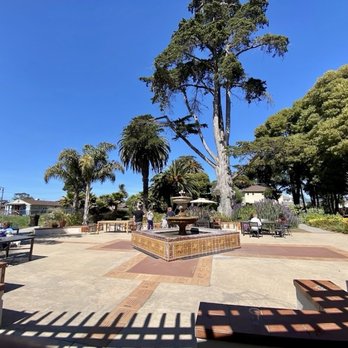 Shrine Coffee - Outdoor space with fountain - Coffee & Tea Near Me - Santa Cruz, California