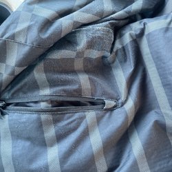 Victor's Tailoring - Restitched pocket/zipper to coat shell.