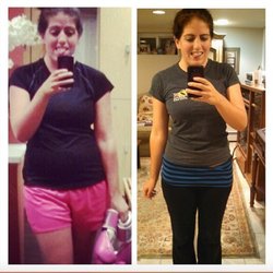 Meg-N-Fit - A picture says a thousand words.  Less than four months between the two pictures and the only real difference I made was training with Meg.