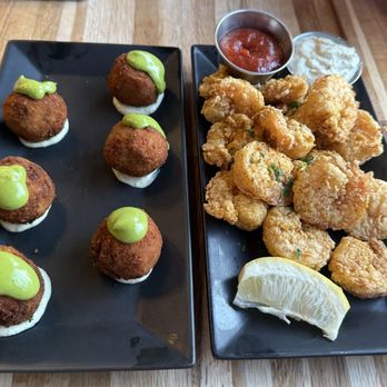 Jacks Surf & Turf- Seafood & Steak - Fried shrimp and Mini Crab Cakes - Seafood Near Me - Millburn, New Jersey Jacks Surf & Turf- Seafood & Steak - Fried shrimp and Mini Crab Cakes - Seafood Near Me - Millburn, New Jersey