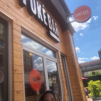 Poke Bar - Cute orange exterior - Poke Near Me - Atlanta, Georgia Poke Bar - Cute orange exterior - Poke Near Me - Atlanta, Georgia