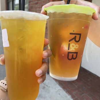 R&B Tea - Dragon Fruit Mango Green Tea Hawaiian Fruit Green Tea - Tea Rooms Near Me - Orange, California