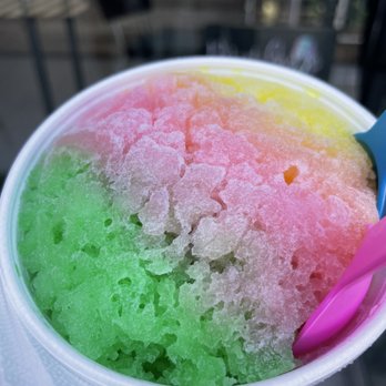 Brian's Shave Ice - Sour spray (lemon + pink lemonade + green apple) - Shaved Ice Near Me - Los Angeles, California Brian's Shave Ice - Sour spray (lemon + pink lemonade + green apple) - Shaved Ice Near Me - Los Angeles, California