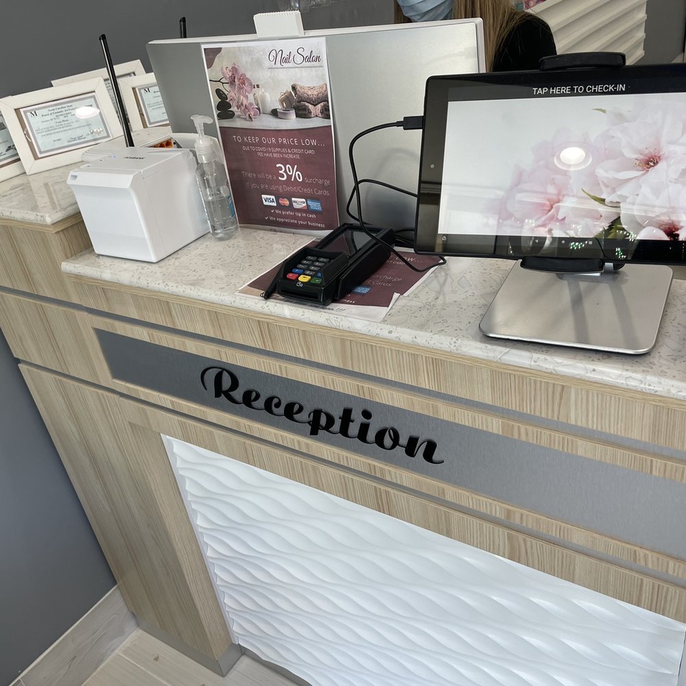 KT Nails Bar - Reception and Check-in monitor - Nail Salons Near Me - Charlotte, North Carolina KT Nails Bar - Reception and Check-in monitor - Nail Salons Near Me - Charlotte, North Carolina